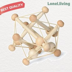 로넬리빙 맨하탄토이 열린장난감 스퀴시 내츄럴 치아발육기 438525 원목 구강기