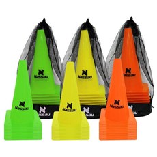 낫소 라바콘 30cm 10개 축구 훈련 방향전환 국산, 그린, 1개