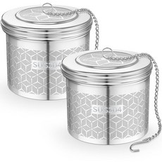 Vervechef Large Tea Infuser & Strainer Spice Infuser - Extra Fine Mesh for Loose Leaf Tea 304 St