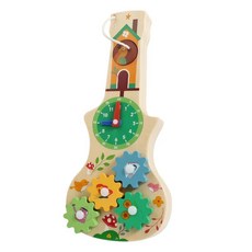 바쁜 보드 다기능 나무 음악 게임 조기 핸드 파인 인지 교육 교구 선물, 1개, 1. NB270C1