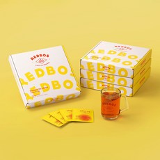 레드보스 루이보스티 레몬 선물세트 쇼핑백 포함, 48g, 1세트, 16개입