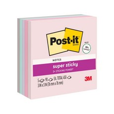 3M狠黏紙磚便條紙系列 辦公學習記事好幫手, 1個, 654-5SSWP