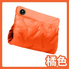 好記商店 羽絨暖手袋 電熱暖手袋 USB暖手袋 - 三段溫控恆溫保暖，冬季保暖交換禮物首選, 橘色