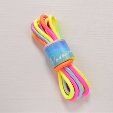 8.0mm 4m 굵은 멀티칼라 나일론 파라코드 리드줄 스트랩 마크라메로프, 1개, 01. Neon