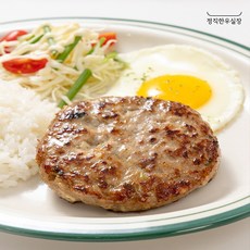 정직한우실장 시장 한우 함박 스테이크 5장, 500g, 1개