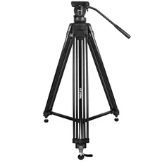 킹조이 155cm/181cm 알루미늄 삼각대 360도 회전 ° 헤드 최대 하중 10kg 전문가용/DSLR 카메라 폰 LED 라, 01 빠른, 01 VT-2500L-181CM