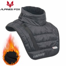 남녀공용 따뜻한 오토바이 스카프 발라클라바 목 스카프 야외 모토바이크 라이딩 스포츠 방풍 방수 보온 장비 겨울, [02] LY-C01-Black