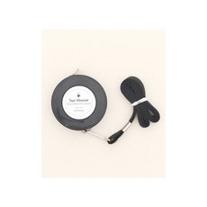 패션스타트 휴대용 양면 자동 150cm 목걸이 줄자, 1개, 혼합