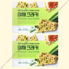 대파향 야채 크래커, 2개, 340g