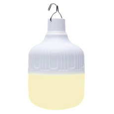 LED掛鉤燈泡 節能便攜 無線設計 柔和照明 戶外室內皆適用, 黃光, 1個