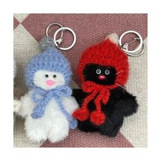 앨리건트테이블 앙고라 모자 김테오키링 2color 인형 열쇠고리 백참 182871