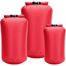 방수 드라이백 3종 세트 회색 서바이벌, 빨간색