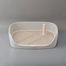 반려동물 용품 실내 강아지 고양이 홀더 배변 패드 트레이 훈련 소형견 휴대용, M 40x30x11cm, Gray