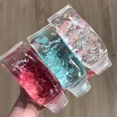 kururu 화장품슬라임 튜브 슬랑이 스트레스볼, 파운드스톤, 1개