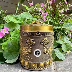 老街口 充電電子熏香爐 迷你手持USB煙供阿拉伯沈香爐 小型車載熏香器 便攜, 青古色