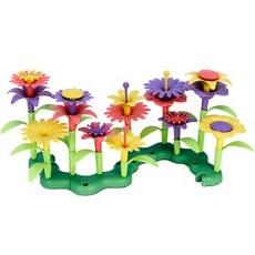 green toys 積木組合 花園製作, 1個, 混合顏色
