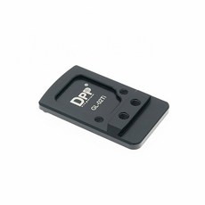 Glock Trijicon RMR /SRO & Holosun 407C507C /508T 알루미늄 와 호환되는 DPP 티타늄 후방 조준 도브테일 마운트, titanium