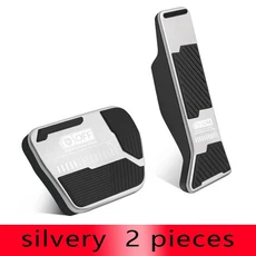 새로운 제품 JAECOO J7 J8 2025 차량용 풋 페달 패드 커버 액세서리 가속 브레이크 클러치 개조, 01 silvery