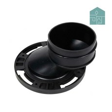 변기 50mm 편심 5전 편심 양변기 후렌지 플렌지 변기 설치 부속, 블랙