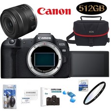 CANON EOS R8 24-50mm F4.5-6.3 IS STM KIT+SD512GB+정품가방+KENKO AIR UV 필터+크리닝킷+LCD필름+리더기 고용량 풀패키지