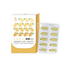 CEANKO 森健淳 芒果飽足膠囊，含非洲芒果萃取物與80種綜合蔬果酵素, 1個, 20顆