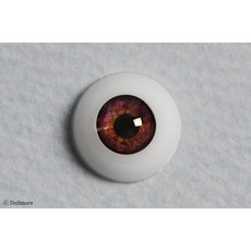 돌모아12mm 라운드 아크릴 안구 12mm - Optical Half Round Acrylic Eyes (SE-08), 1개, brown