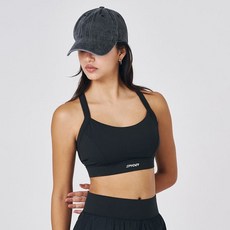 매장정품 스파이더 여성 베이직 미디엄 서포트 브라탑 SPJFCNBR253WBLK 161778