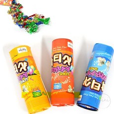 JINI 웨딩 팡팡 폭죽 3개입 생일폭죽