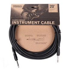 DAddario 吉他樂器導線 20/, 1個