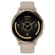 가민 베뉴3S 스마트 워치, 골드, 41mm, GPS + 블루투스 골드, 41mm, GPS + 블루투스