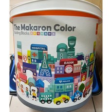 兒童炫彩馬卡龍積木玩具108粒，數位字母積木，夢幻城市早教啟蒙益智禮盒玩具, 1個, 手提桶裝（適合送禮）