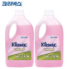 크리넥스 핸드워시 폼 솝 스윗파우더향 1.95L x 1개 크리넥스 핸드워시 폼 솝 스윗파우더향 1.95L x 1개 손세정제 물비누 거품형핸드워시 핸드워시 비누