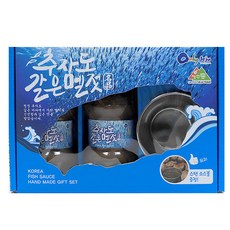 추자도 갈은 멸치젓갈 스텐볼소스 증정, 4개, 150ml