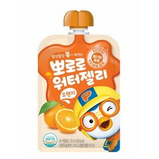 (올따옴) 팔도 뽀로로 워터젤리 오렌지 20개, 120ml