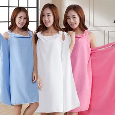 에코벨 목욕 샤워 가운/호텍 마사지 사우나 잠옷 수면 타올, 목욕 샤워 가운 블루, 목욕 샤워 가운 블루