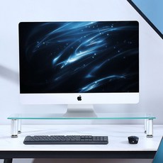 顯示器螢幕支架 桌面置物架 電視增高架 層架, 1個, 增高尺寸8厘米,鋼化長40寬20厘米
