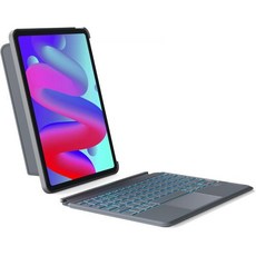 Inateck 키보드케이스 호환용 패드키보드 iPad Pro 11인치1세대/2세대/3세대/4세대 Air 11인치 M3/M2 6M3/M2/ 5/4 10.9인치2022/2020용, for iPad Air 6/5/4/iPad Pro 11, 그레이