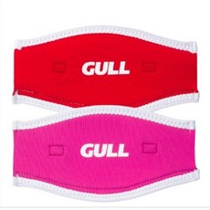 GULL 雙面面鏡帶/面鏡護髮帶/面鏡護帶, 1個, 黃/橘