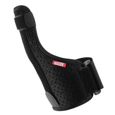 맥스온 고강도 서포트 엄지 손가락 보호대 양손용, 1개, 블랙