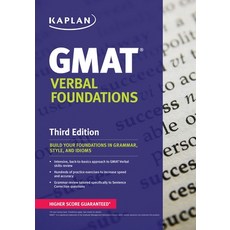 Kaplan GMAT Verbal Foundations
