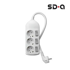 고용량콘센트 개별스위치 멀티탭 3구 1.5m