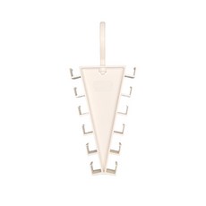 슬림핏 V자형 12구 다용도 소품 수납 옷걸이, 4개, 화이트