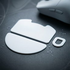 Crit Gaming 레이저 바이퍼 V3 Pro ICE 슬라이딩 마우스피트 PTFE, 1개, 화이트 1개, 화이트
