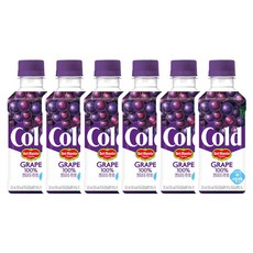 델몬트 콜드 100% 포도, 6개, 250ml