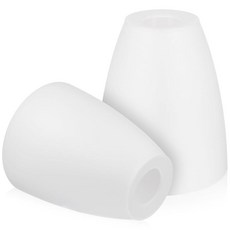 DOITOOL 플로어 램프용 플라스틱 램프 쉐이드 교체품 2개 샹들리에 펜던트 조명 벽 스콘스 시리즈용 화이트 램프 쉐이드 커버 (30mm 오프닝), DOITOOL 플로어 램프용 플라스틱 램프 쉐이드 교체