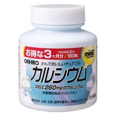 ORIHIRO 鈣咀嚼錠 優格口味, 1罐, 180顆