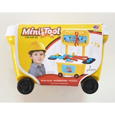 小胡玩具 維修工具收納桶小車 - 扮家家酒兒童玩具, 1個