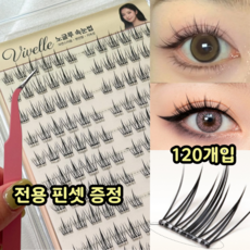 비벨르 노글루 속눈썹, 1개, 블랙