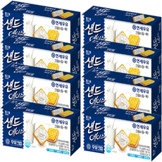 해태 샌드에이스 우유크림, 51g, 8개