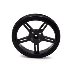 SG90 서보모터용 60mm 고무 바퀴 휠 타이어 스마트카 로봇용, 4개